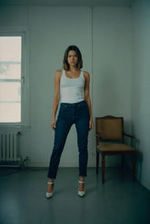 IS - CHIC NAVY BLUE JEANS FOR WOMEN'S SKINNY FIT