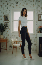 INCsane - HIGH-RISE SKINNY BLACK JEANS FOR WOMEN