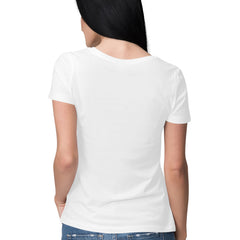 NIñO - ROUND NECK WHITE T SHIRT FOR WOMEN