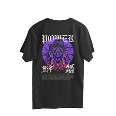 Premium Illustrative Samurai Black Oversized T Shirt for Men