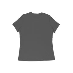 Women's Charcoal Grey Slim Fit T-shirt