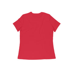 NIñO - Red World's Life Slim Fit T Shirt For Women