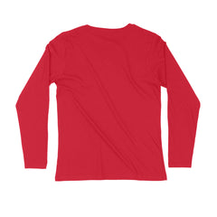 Red Sprint Full Sleeve T Shirt For Men
