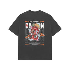 NOA - Unstoppable Red Dragon Unisex Premium Oversized T-Shirt