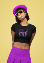 NIñO - Monday Mood Black Crop Top For Women