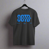 Black OOTD Graphic Printed Oversized T Shirt for Men