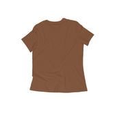 Women's Coffee Brown Slim Fit T-shirt