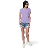 Women's Iris Lavender Slim Fit T-shirt