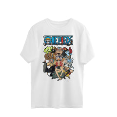 One Piece White Oversized T Shirt For Men