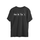 Black Hentai Oversized T Shirt For Men