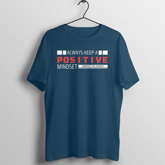 Men's Navy Blue Positive Mindset Classic T Shirt