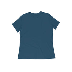 NIñO - Never Let Go Navy Blue Slim Fit T Shirt for Women