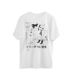 Frieza and Goku Cute Oversized T Shirt