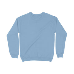 Explore The World Nights Graphic Baby Blue SweatShirt For Men