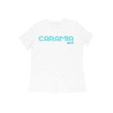 NIñO - CARAMIA WHITE AND BLUE SLIM FIT TSHIRT FOR WOMEN