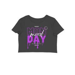 NIñO - Monday Mood Black Crop Top For Women