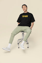 Black BMX Oversized T Shirt for Men