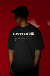 NOA - Endurance Typography Black Premium Unisex T-Shirt
