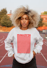 NIñO - Maze Manhattan White Unisex Sweatshirt