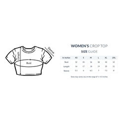 NIñO - Effortless Glow Typography Red Crop-Top For Women
