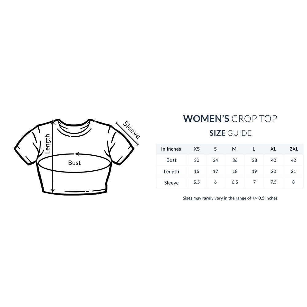 Women's Sky Blue Slim Fit Crop Tops