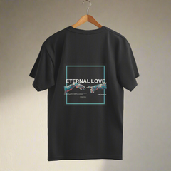 Eternal Love Premium Unisex Black Oversized T Shirt