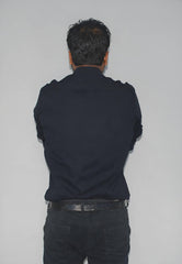 INCsane - BLUE COTTON FULL SLEEVE SHIRTS FOR MEN, SLIM FIT DESIGN.