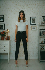 INCsane - HIGH-RISE SKINNY BLACK JEANS FOR WOMEN