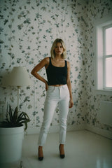 INCsane -  HIGH RISE WHITE JEANS FOR WOMEN