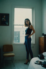 IS - CHIC NAVY BLUE JEANS FOR WOMEN'S SKINNY FIT