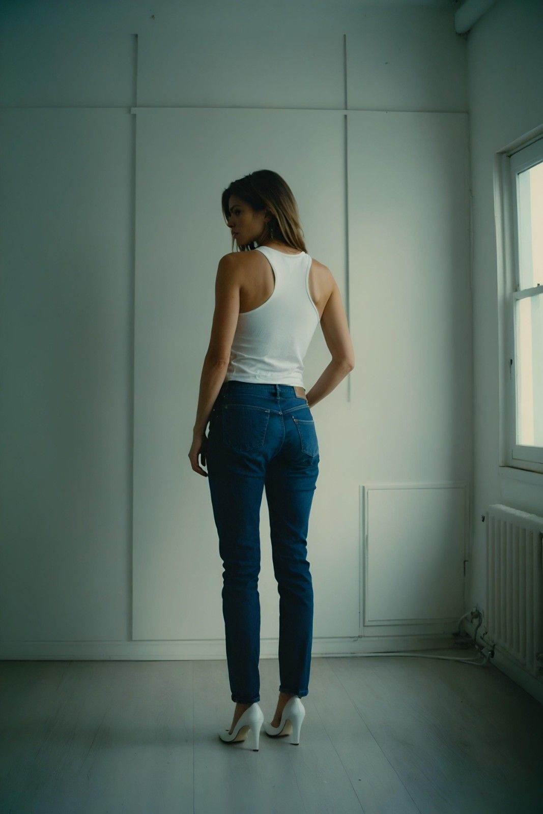 IS - CHIC NAVY BLUE JEANS FOR WOMEN'S SKINNY FIT
