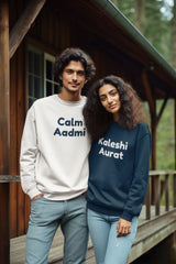 NIñO - CALM & KALESHI BAGGY COUPLE SWEATSHIRT PAIR