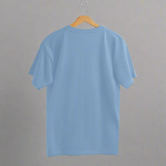 Baby Blue OOTD Graphic Printed Oversized T Shirt for Men Media 1 of 2
