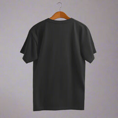 Black OOTD Graphic Printed Oversized T Shirt for Men