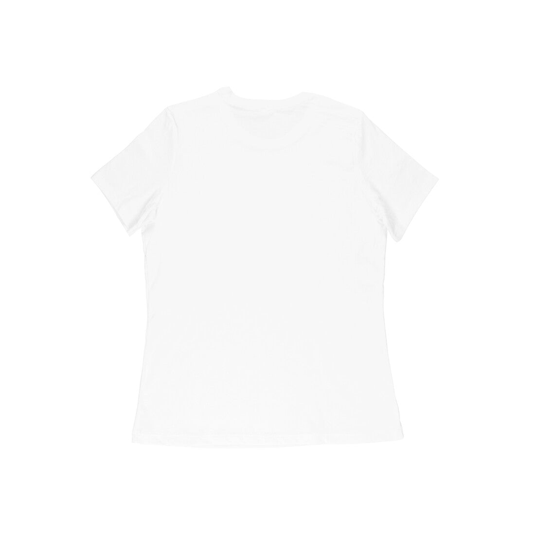 Women's White Slim Fit T-shirt