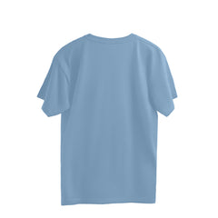 Peace Baby Blue Oversized T-shirt For Men