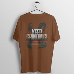Black Grinding Classic T Shirt For Men