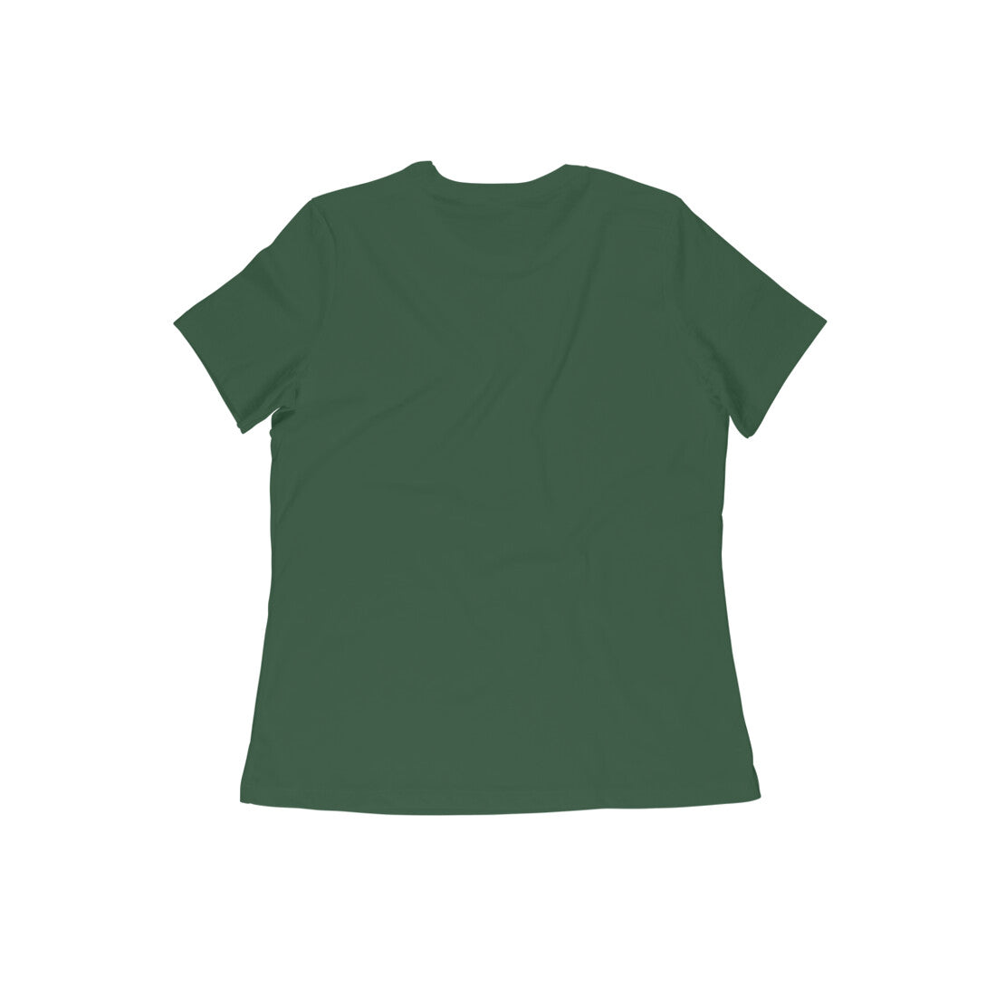 NIñO - Olive Green Urban Floral Streetwear Slim Fit T Shirt For Women