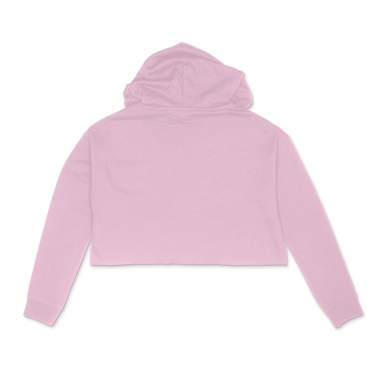 NIñO - PINK LLAMA CROP HOODIES FOR WOMEN