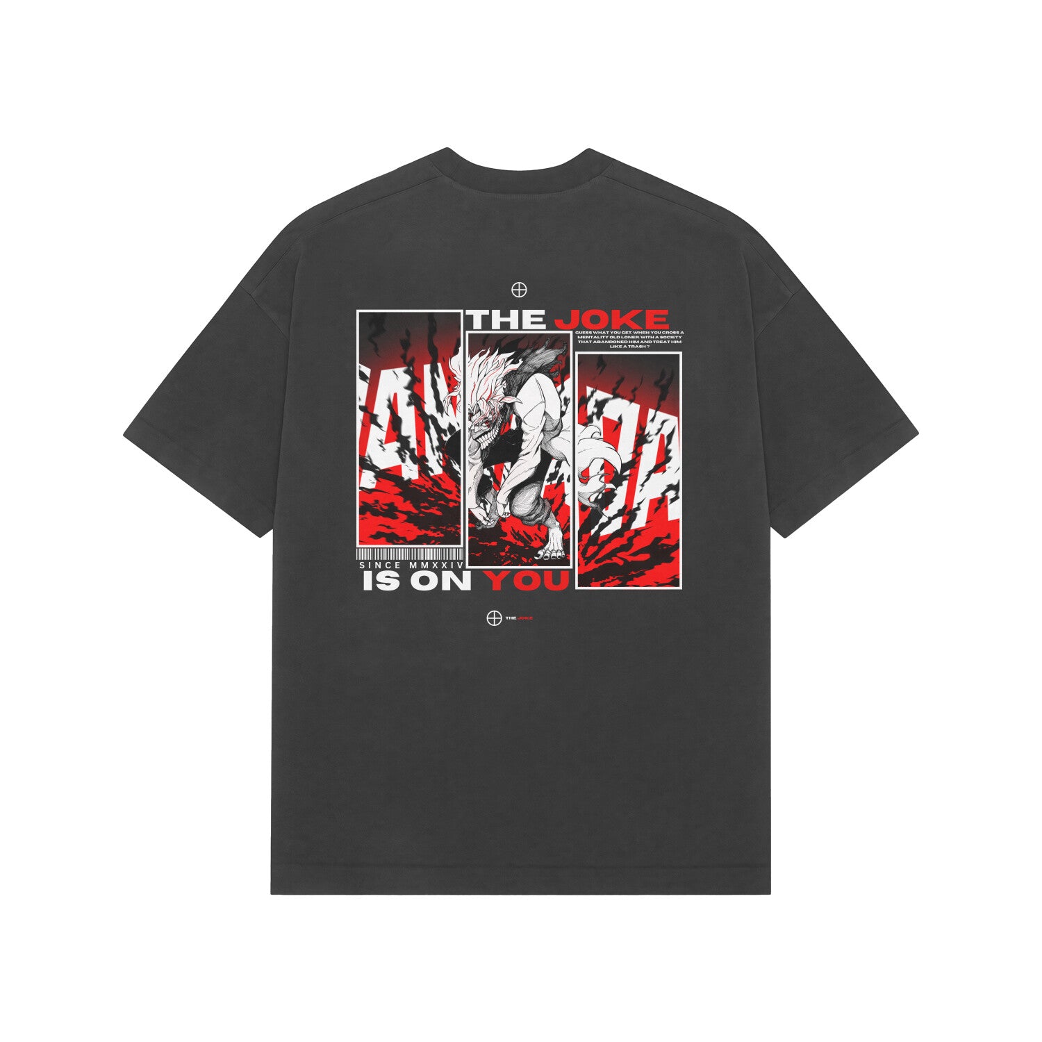 NOA - The Joke Black Unisex Premium Oversized T-Shirt