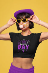 NIñO - Monday Mood Black Crop Top For Women
