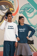 NIñO - CALM & KALESHI BAGGY COUPLE SWEATSHIRT PAIR