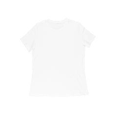 Women's White Slim Fit T-shirt