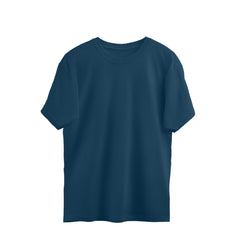 Navy  Blue Oversized T-Shirt For Men