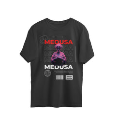 Medusa Black Oversized T Shirt for Men