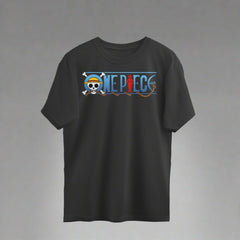 Straw-Hat Luffy Black Oversized T Shirt For Men