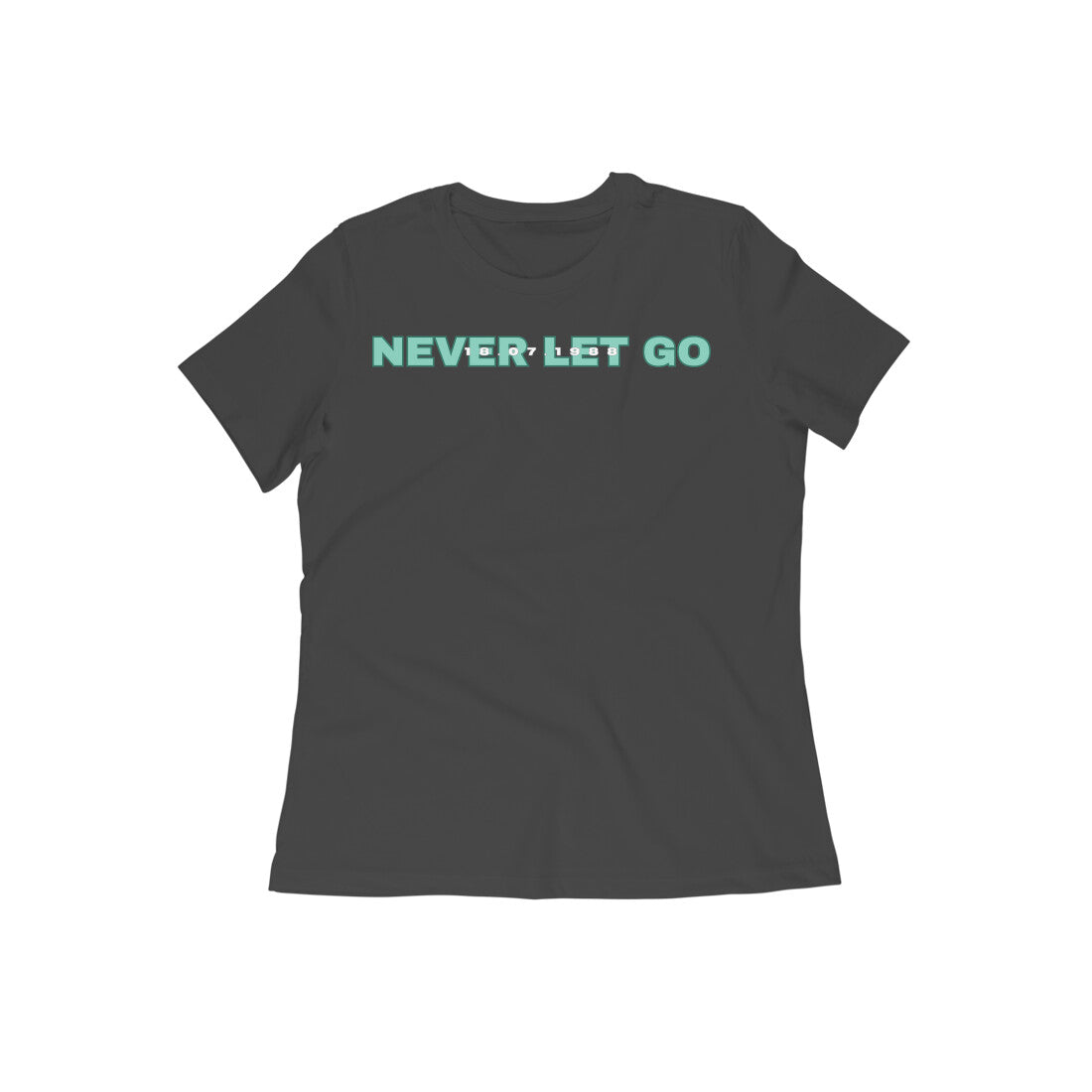 NIñO - Never Let Go Black Slim Fit T-Shirt For Women