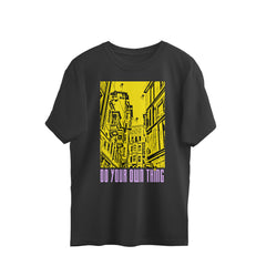 Own Thing Black Oversized T Shirt For Men