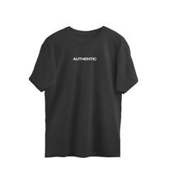 Black Authentic Oversized T Shirt For Men