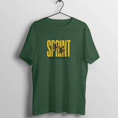 NIñO - Olive Green Sprint Classic T-Shirt For Men
